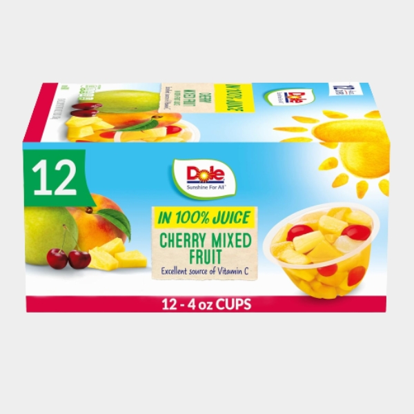6.jpg Dole Fruit Bowls Cherry Mixed Fruit in 100% Juice - Image 1